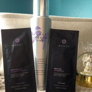 Monat Dry Shampoo and Samples